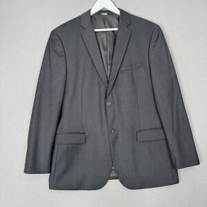 Caravelli Mens Blazer 42R Gray Harry 2b Slim Fit Sport Coat Suit Jacket Formal